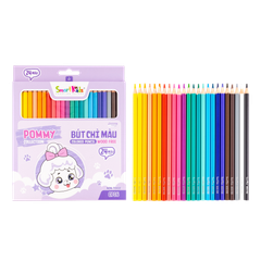 Bút chì màu Pommy Collection CP14/ CP15/CP16 SmartKids12/18/24 màu dành cho bé