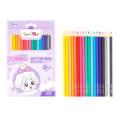 Bút chì màu Pommy Collection CP14/ CP15/CP16 SmartKids12/18/24 màu dành cho bé
