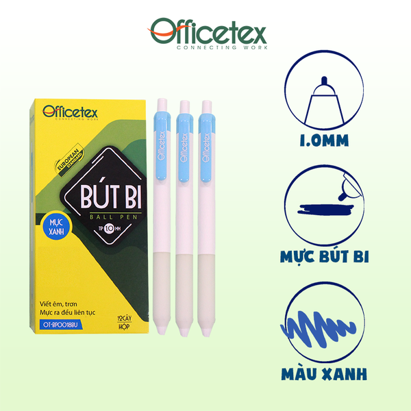 Bút bi mực xanh OT-BP0018BU