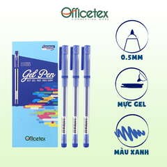 Bút gel mực xanh OT-GP003BU (6 cây)