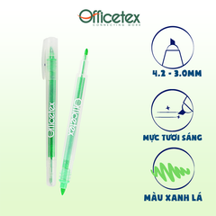 Bút dạ quang mực xanh lá OT-HL002GR (12 cây/hộp)