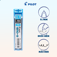 Ruột chì bấm 2B 0.7mm PL-7ENOG-2B