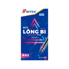 Bút lông bi mực xanh, đỏ, đen (0.5mm) R02 (1 cây)