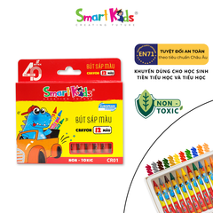Sáp màu Dino 12 màu CR01 (12 màu/hộp)