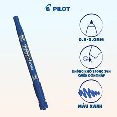 Bút lông dầu Twin Marker mực xanh SCA-TM-L