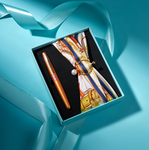 Bút bi ký Mr1 mực xanh (Thân Gold) BP-MR1-M-GDZ-L