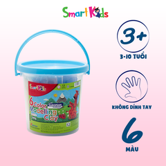 Đất nặn xô nhựa 300g 6 màu thường SK-C300R