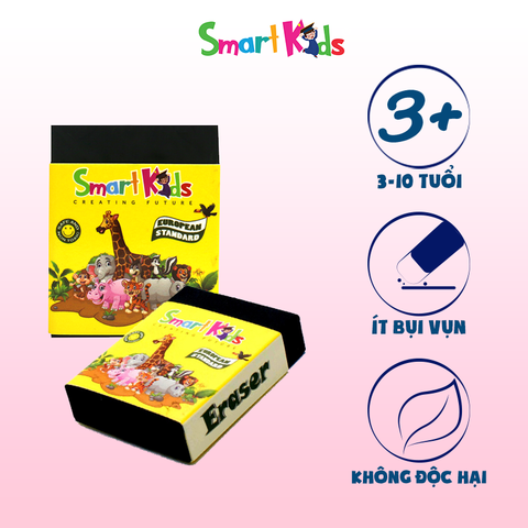 Gôm tẩy đen SmartKids ER-09BL(30 cục/hộp)