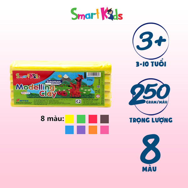 Đất nặn bọc plastic màu thường 250g SK-P250R (1 màu)