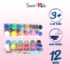 Màu nước Tempera 12 Màu SK-WA1005