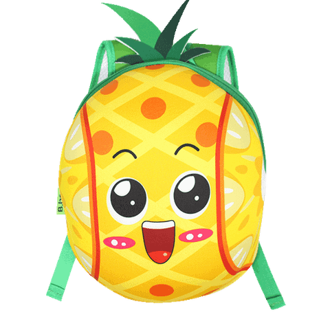 Balo mẫu giáo Tropical Fruit-Pineapple B-12-090 vàng