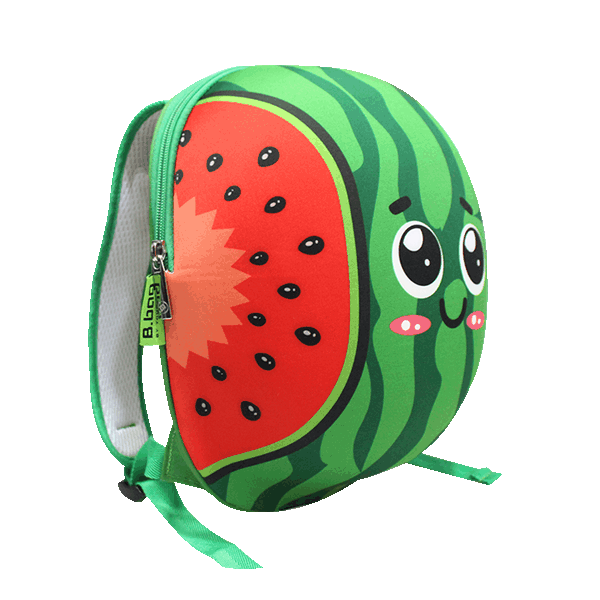 Balo mẫu giáo Tropical Fruit-Watermelon B-12-089 xanh lá