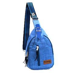 Túi đeo chéo bụng T-23-007 màu xanh dương nhạt