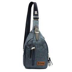 Túi đeo chéo bụng T-23-009 màu xám