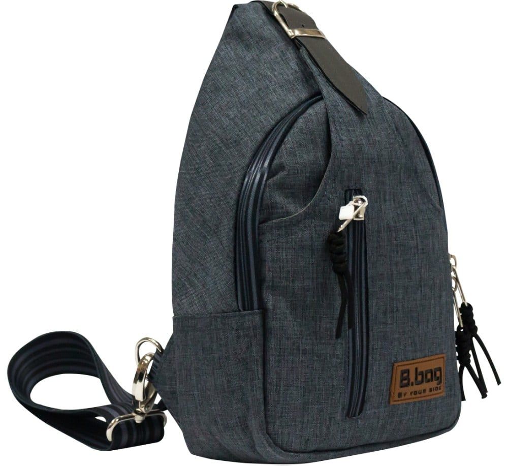 Túi đeo chéo bụng T-23-009 màu xám