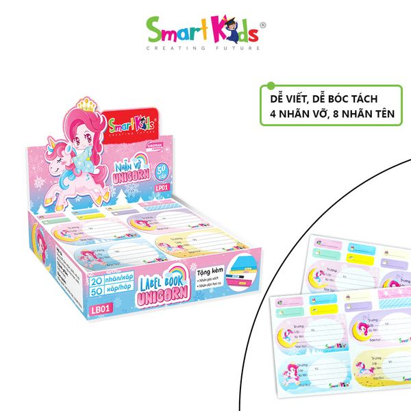 Nhãn vở Unicorn LB01 (20 tem/xấp)