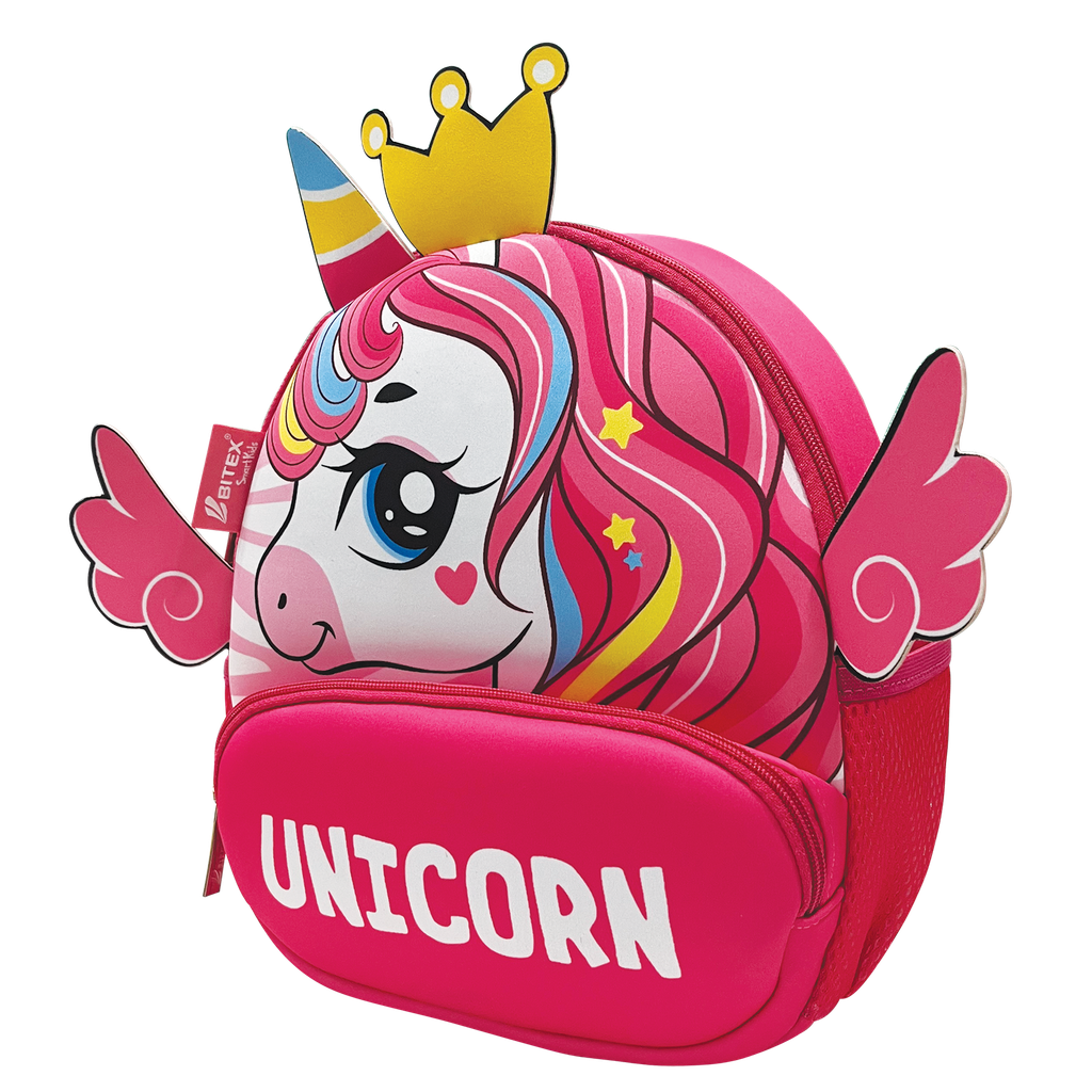 Ba lô Mẫu giáo Cute Pets-Unicorn B-019 Hồng nhạt