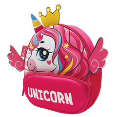 Ba lô Mẫu giáo Cute Pets-Unicorn B-019 Hồng nhạt