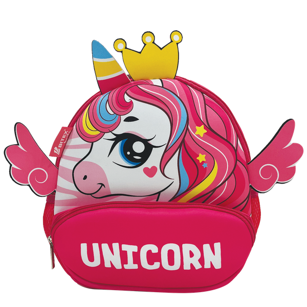 Ba lô Mẫu giáo Cute Pets-Unicorn B-019 Hồng nhạt