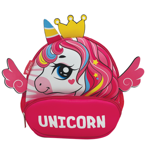 Ba lô Mẫu giáo Cute Pets-Unicorn B-019 Hồng nhạt