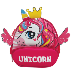 Ba lô Mẫu giáo Cute Pets-Unicorn B-019 Hồng nhạt