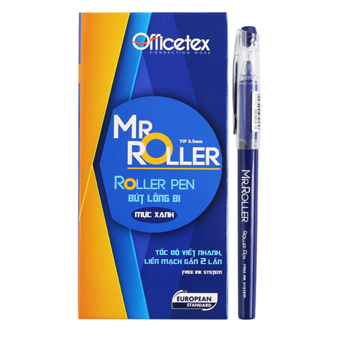 Bút lông bi Mr.Roller OT-RP0001BU (6 cây)