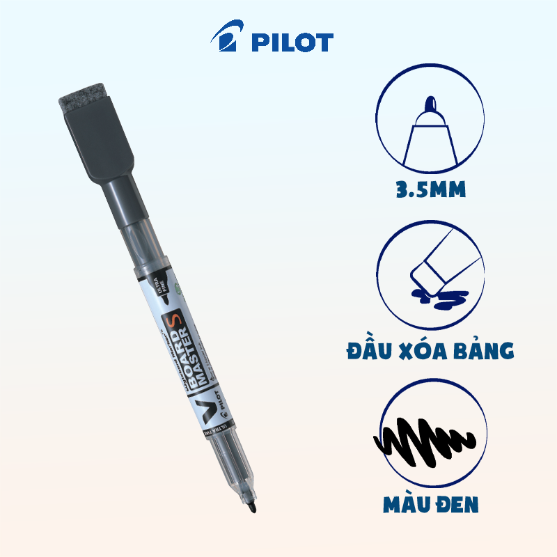 Bút lông bảng V Board Master S mực đen WBME-VS-UF-B-BG