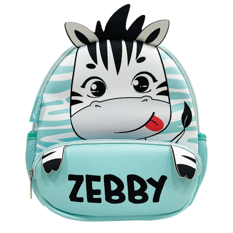 Ba lô mẫu giáo Cute Pets-Zebby B-043 Xanh ngọc