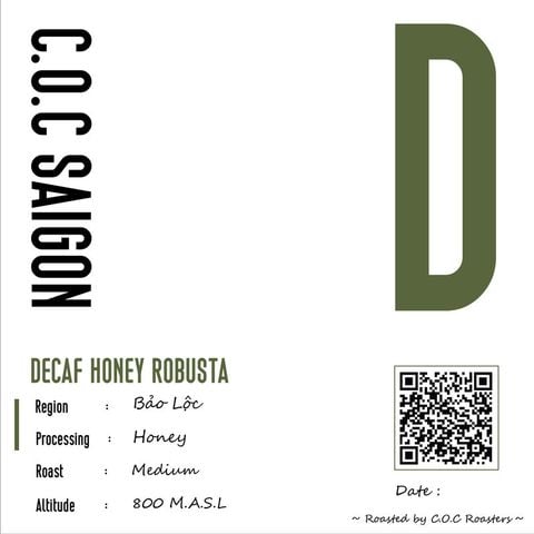 Decaf Honey Robusta