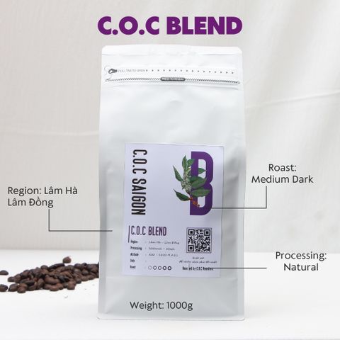 C.O.C Blend - Cà Phê Pha Phin Ngon Nhất 1kg