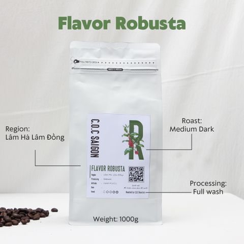 Flavor Robusta - Cà Phê Robusta Tím Lâm Hà - Lâm Đồng