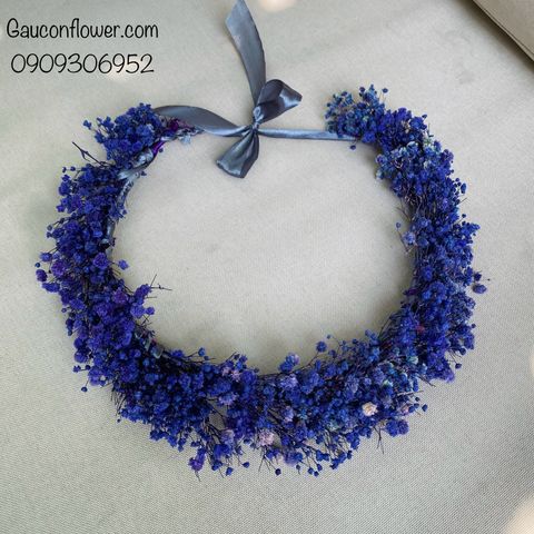 Vòng hoa đội đầu tím lavender