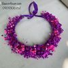 Vòng hoa đội đầu tím phối hồng