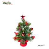 Cây thông 3 loại lá 38cm - G001957