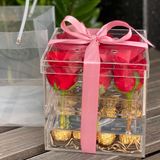 Hộp hoa hồng 9 bông hoa tươi