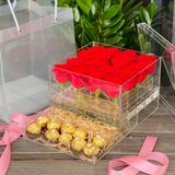 Hộp hoa hồng 16 bông hoa tươi