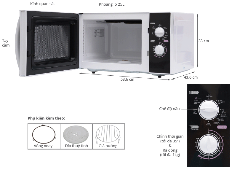 Lò Vi Sóng SANYO EM-G1125W