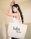  Túi Tote Đựng Đồ Tập Thời Trang Nam Nữ Hibi Sports A004, Chất Liệu Canvas Cao Cấp, Có Khóa Kéo Và Túi Trong 