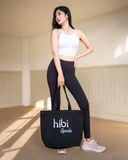  Túi Tote Đựng Đồ Tập Thời Trang Nam Nữ Hibi Sports A004, Chất Liệu Canvas Cao Cấp, Có Khóa Kéo Và Túi Trong 