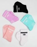  Tất Thể Thao Hibi Sports A010 Cotton Cổ Cao Có Đệm Chống Hôi Chân Và Bo Chun Bàn Chân 