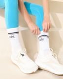  Tất Thể Thao Hibi Sports A010 Cotton Cổ Cao Có Đệm Chống Hôi Chân Và Bo Chun Bàn Chân 