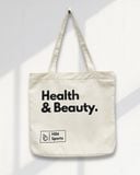  Túi Tote Thời Trang Health & Beauty Hibi Sports A013, Chất Liệu Canvas Cao Cấp, Có Khóa Kéo Và Túi Trong 