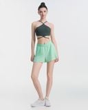  Áo Bra Tập Yoga Gym Hibi Sports BA513 Kiểu Cổ Yếm Cột Dây Eo, Chất Vải Rib Cao Cấp, Kèm Mút Ngực 