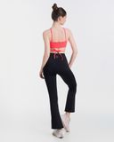  Áo Bra Tập Yoga Gym Hibi Sports BA513 Kiểu Cổ Yếm Cột Dây Eo, Chất Vải Rib Cao Cấp, Kèm Mút Ngực 