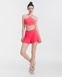  Áo Bra Tập Yoga Gym Hibi Sports BA513 Kiểu Cổ Yếm Cột Dây Eo, Chất Vải Rib Cao Cấp, Kèm Mút Ngực 