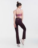  Áo Bra Tập Yoga Gym Hibi Sports BA513 Kiểu Cổ Yếm Cột Dây Eo, Chất Vải Rib Cao Cấp, Kèm Mút Ngực 