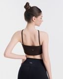  Áo Bra Tập Yoga Gym Hibi Sports BA514, Kiểu Áo Cổ Yếm Hai Dây, Chất Vải Rib Cao Cấp, Kèm Mút Ngực 