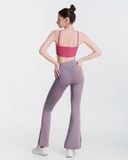  Quần Ống Loe Tập Yoga Gym Hibi Sports QD321 Kiểu Xẻ Tà, Chất Vải Lu Fabric 
