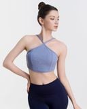  Áo Bra Tập Yoga Gym Hibi Sports BA514, Kiểu Áo Cổ Yếm Hai Dây, Chất Vải Rib Cao Cấp, Kèm Mút Ngực 