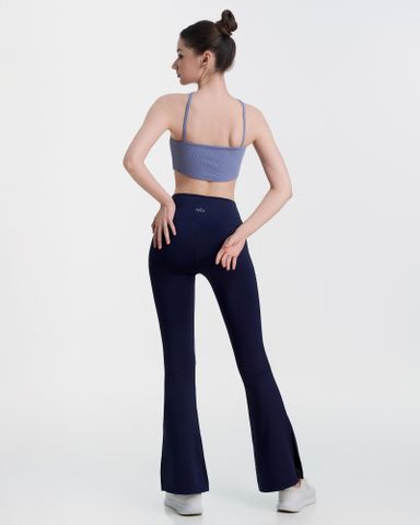 Quần Ống Loe Tập Yoga Gym Hibi Sports QD321 Kiểu Xẻ Tà, Chất Vải Lu Fabric 